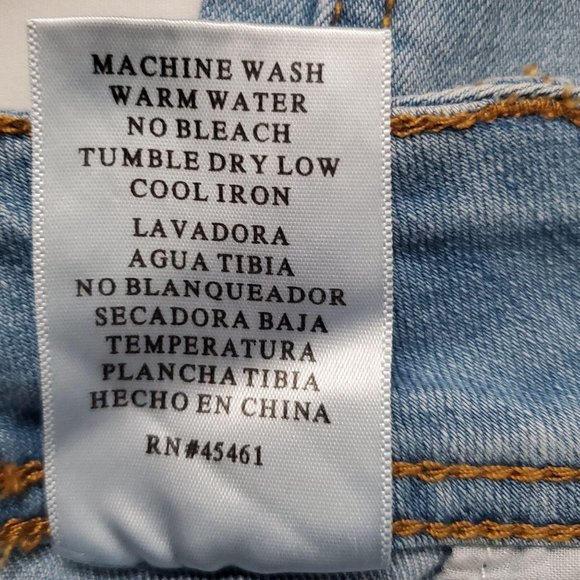 Set Of 2 Women's RSQ Baja Ankle Distressed Sz 1 & Encore Light Wash Sz 5 Jeans - Picture 12 of 14